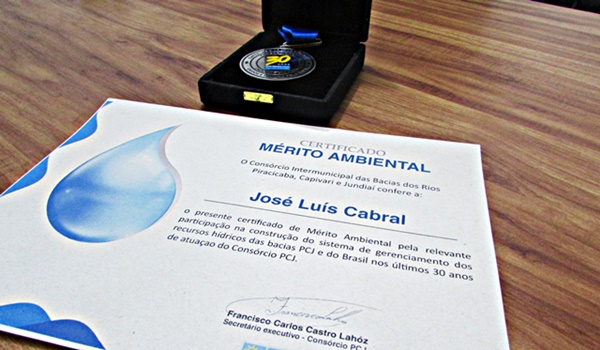 Read more about the article Capivari recebe certificado de “Mérito Ambiental” concedido pelo Consórcio PCJ